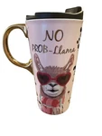 Greater Good Tall Coffee/tea Mug "no Prob-llama . New. Price: $14.99.