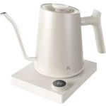 Greater Goods Electric Gooseneck Kettle, 1200W Stainless Steel - White Open. Price: $109.95.