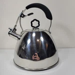 Princess House Heritage Stainless Steel Whistling Kettle 2.5 Qt Etched Glass Used. Price: $49.88.
