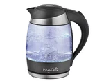 Megachef 1.8-LITER Glass & Stainless Steel Electric Teakettle New. Price: $35.69.