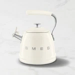Smeg Stainless-steel Whistling Tea Kettle, 1/2-QT Cream New. Price: $104.98.