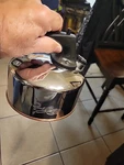 Revere Ware 1801 Qt Stainless Whistling Teapot Copper Bottom Kettle China 02 Used. Price: $19.95.
