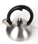 Cuisinart Whistling Stovetop Tea Kettle Max Fill Brushed Stainless Steel Body Used. Price: $24.99.