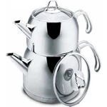 Korkmaz High Quality Turkish Tea Pot Set Ergonomic Handle Polish Finish 1.1&2L New. Price: $89.99.