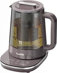 Titanium Hot Tea Maker Glass Electric Kettle With Infuser And Temperature Contro New. Price: $95.50.