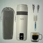 Portable Electric 450ML Travel Kettle, Direct Sip Spout, Temps, Bpa Free, Led New. Price: $45.00.