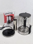 Gourmia GDK2365 Electric Programmable Glass Kettle 1.7L Presets Keep Warm Tea Used. Price: $39.99.