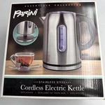 Parini Essentials Collection Stainless Steel Cordless Electric Kettle - New. Price: $14.99.