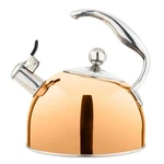 Viking 2.6-QUART Copper/stainless Steel Whistling Kettle With 3-PLY Base New. Price: $127.49.