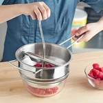 Choice 3.5 Qt Stainless Steel Manual Food Mill With Handle & Discs New. Price: $25.00.
