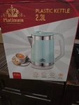 Platinum Electric Plastic Kettle 2.3L Model 6820 Robin Egg Blue Color Nib New. Price: $22.00.