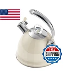 Harriet Tea Kettle Stovetop, 2.5 Quart Whistling Stainless Steel Pot, 3-LAYE New. Price: $89.34.