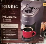 Keurig Supreme Smart Wifi Single Serve Coffee Brewer - Gray Open Box But. Price: $143.02.