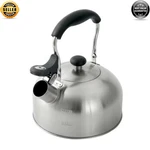 1.8-LITER Whistle Tea Kettle Induction Compatible Durable Stainless Steel Silver New. Price: $16.99.