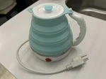 T-magitic Collapsible Electric Kettle 110V, Aqua Used. Price: $22.00.
