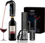 Rechageable Electric Wine Opener Gift Set, Auto Aerator Dispenser, Cor New. Price: $77.99.