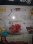 The Pioneer Woman Cheerful Rose Enamel Steel 1.9 Quart Tea Kettle Nib New. Price: $20.00.