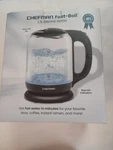 Chefman Fast Boil 1.7L Electric Kettle New. Price: $18.97.