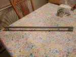 Cafe Stainless Steel Refrigerator Handle Only 36" Long 33.5" Ctc Holes New Used. Price: $52.00.