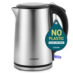 Cosori Electric Kettle, No Plastic Inner Lid, Filter & Spout, Stainless Steel Open. Price: $28.00.