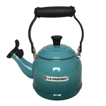 Creuset Enamel On Steel Demi Tea Kettle 1.25 Quart Caribbean Clean Used. Price: $49.95.