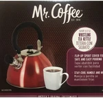 2010 Nos Mr. Coffee 72750.03 1.8 Quart Stainless Steel Whistling Red Tea Kettle New. Price: $24.99.