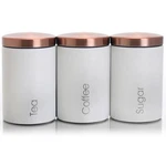 Megachef Essential Kitchen Storage 3 Piece Sugar, Coffee And Tea Canister Set In New. Price: $62.30.