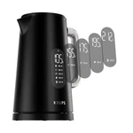 Krups Smart Electric Kettle: 1.7L Capacity, 5 Precise Temperature Settings Open. Price: $100.37.