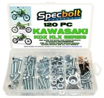 120PC Bolt Kit Kawasaki Kdx 175 200 220 225 250 Klx Klr 110 Plastics Body Frame New. Price: $40.00.