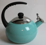 Chantal Aqua The Button Tea Kettle Faberware 2.5QT Used. Price: $28.00.