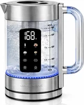 Digital Glass Electric Tea Kettle 1.7L With Color-changing Led Lights Temperatur New. Price: $83.99.