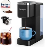 Single Serve Coffee Maker, Iced And Hot Machine For Cup & Grounds, Comp New. Price: $94.54.