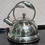 Wolfgang Puck Stainless Steel Whistling Tea Kettle Qt 032018 Used. Price: $25.70.