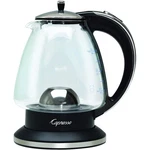 Capresso 48 Oz. 6 Cup H2O Glass Rapid-boil Kettle (refurbished) Certified. Price: $47.18.