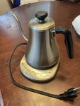 Willow & Everett Electric Gooseneck Kettle HB-3166C Stainless Steel Working Used. Price: $19.99.
