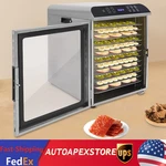 12 Trays Food Dehydrator Machine Stainless Steel 800W Jerky Fruit Drying New. Price: $144.75.