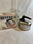 Vintage Nos Revere Ware Copper Clad 6 Cup Whistling Tea Kettle *new* #3511217. Price: $189.50.