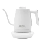 Haden Electric Kettle, Gooseneck Hot Water Boiler, 0.6L Teapot, Ivory/chrom Open. Price: $79.00.