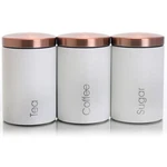 Megachef Essential Kitchen Storage 3 Piece Sugar, Coffee And Tea Canister Set In New. Price: $68.06.