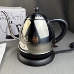 Willow & Everett Gooseneck 1L 120V Stainless Steel Electric Tea Kettle, Silver Used. Price: $29.99.