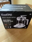 Icookpot Glass Electric Kettle 2L 800W Temperature Control Keep Warm YSH20(07)A New. Price: $45.73.