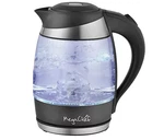 Megachef 1.8L Glass & Stainless Steel Electric Tea Kettle New. Price: $34.99.