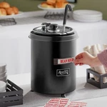 6 Qt Black Soup Kettle Warmer Commercial Chili Nacho Cheese New. Price: $129.99.