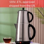 Arzum Tea Tock Electric Turkish Maker, Stainless Steel, 120V New. Price: $104.90.