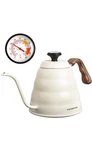Fooikos Pour Over Coffee Kettle And Tea 40 Oz With Thermometer, Open. Price: $34.99.