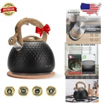 2.5QT Whistling Tea Kettle Food Grade Stainless Steel, 5-LAYER Bottom New. Price: $96.99.