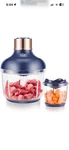 Bear Food Processor, Electric Chopper With Glass Bowls (8 CUP+2.5 Cup), New. Price: $52.00.