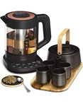 Luxury Tea Set. Electric Kettle With Infuser For Loose Leaf And Ceramic New. Price: $145.00.
