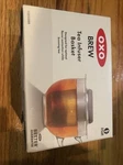 Oxo Brew Tea Infuser Basket Stainless Steel Dishwasher Safe New Box. Price: $16.95.