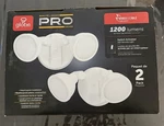 Globe Electric 100W 1200LM Outdoor White Led Security Flood Light 2-PACK New. Price: $18.00.